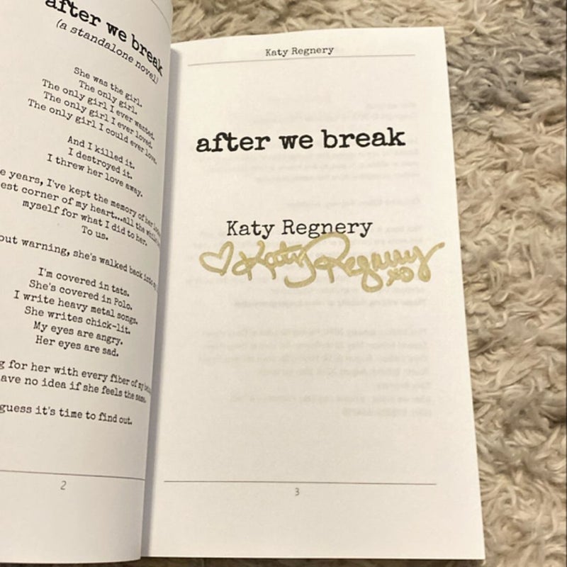 After We Break (Signed)