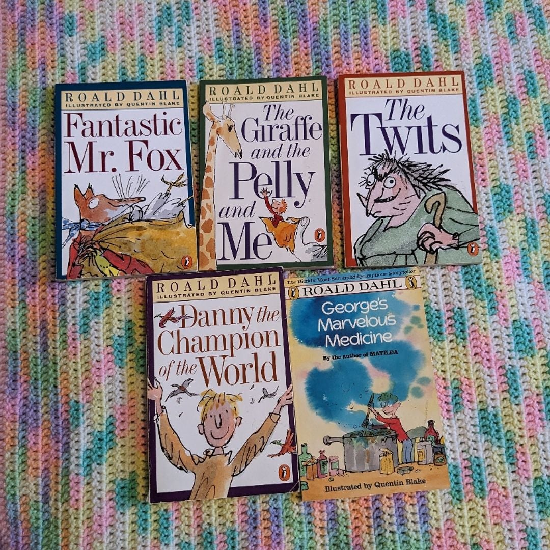 Roald Dahl lot of 5 books by Roald Dahl, Paperback