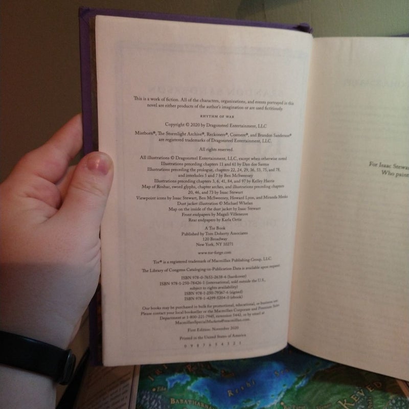 Rhythm of War (first edition illustrated)