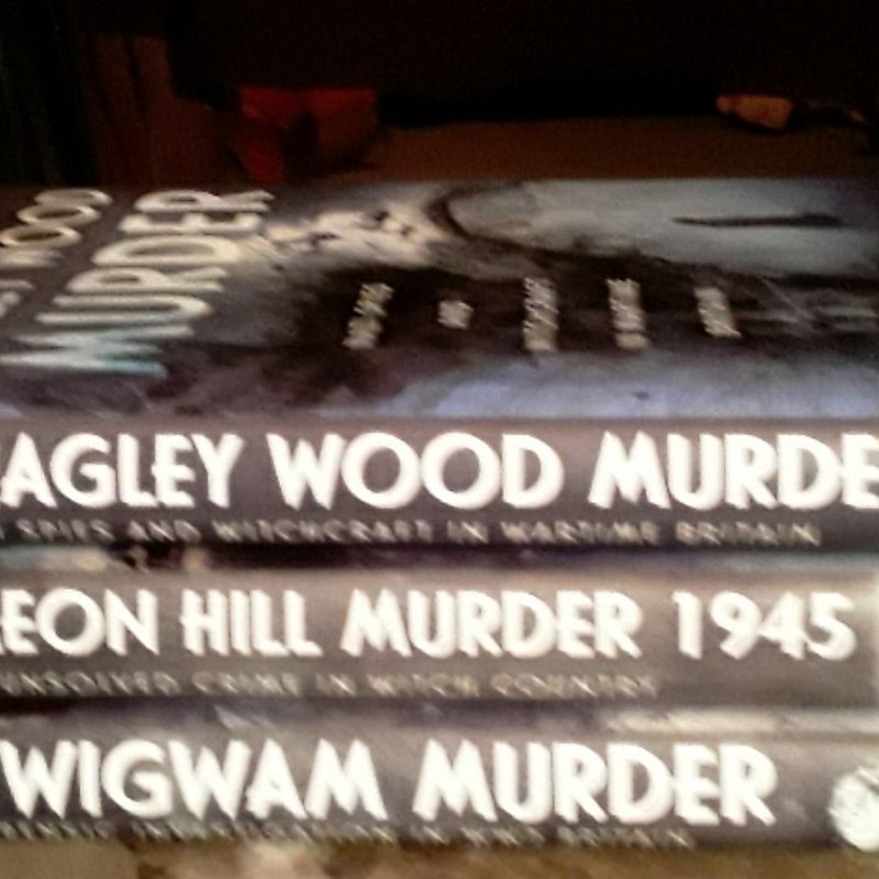 Lot of 3 Murder Books by M.J. Trow Hagley Wood, Meon Hill, Wigwam Murder 