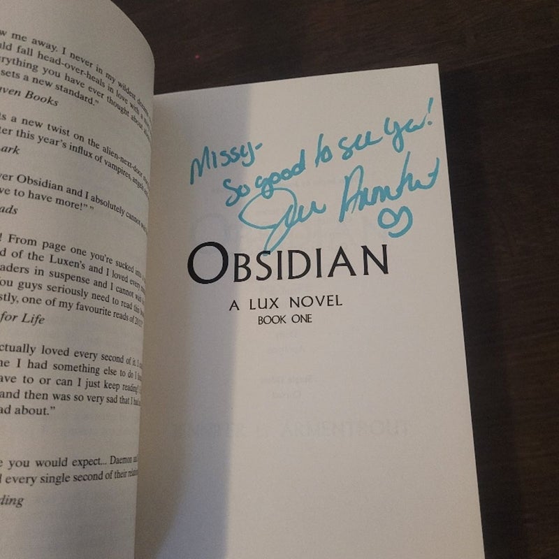 SIGNED Obsidian