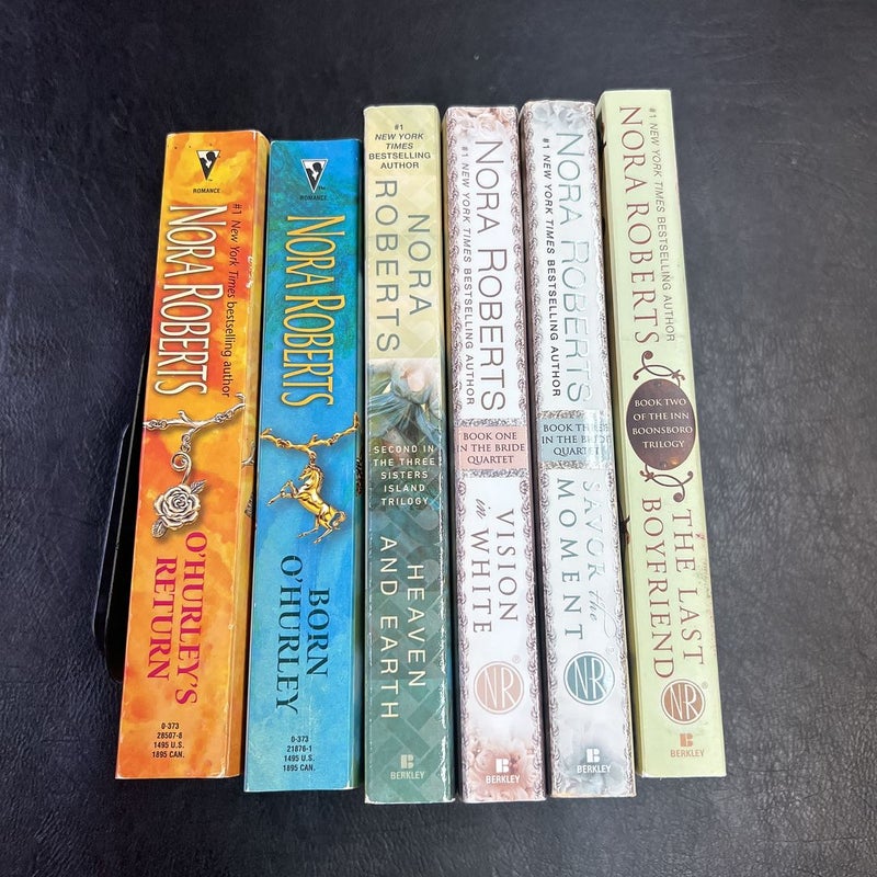 Nora Roberts 6 Paperback Bundle