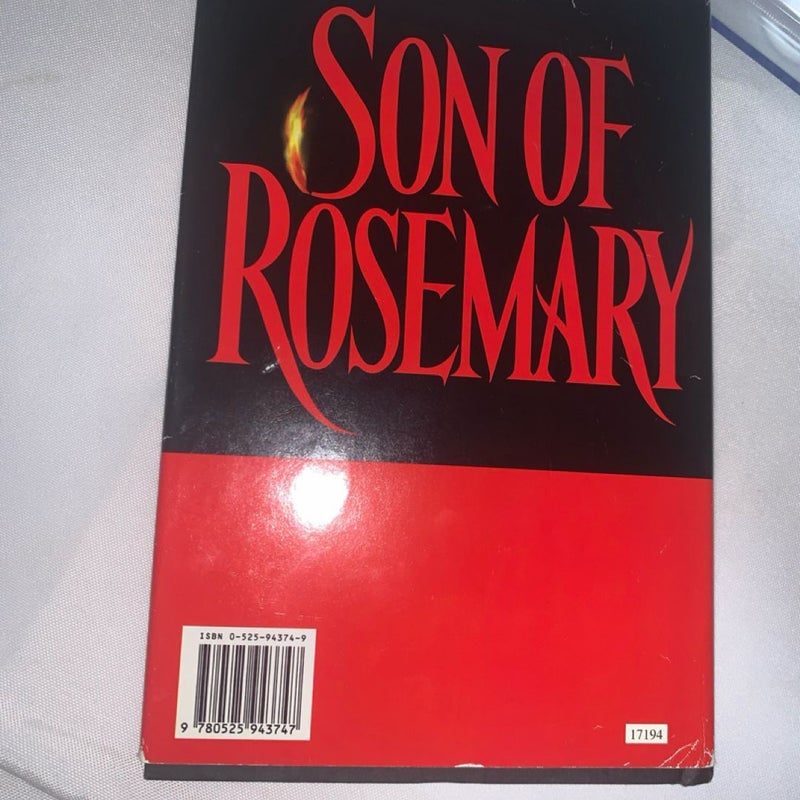 Son of Rosemary Ira Levin First Edition 1997