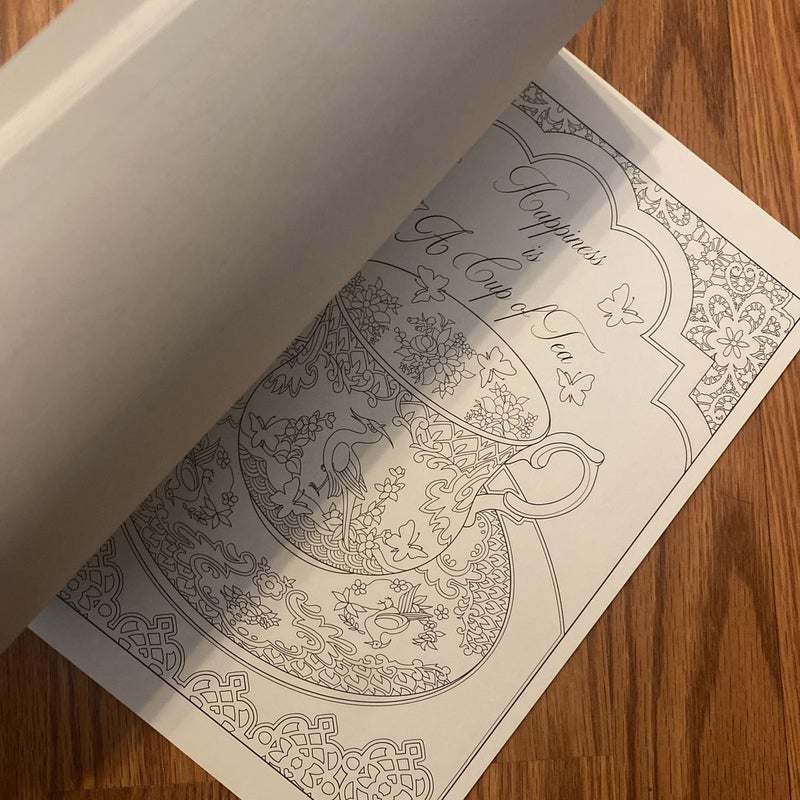 Creative Haven Teatime Coloring Book