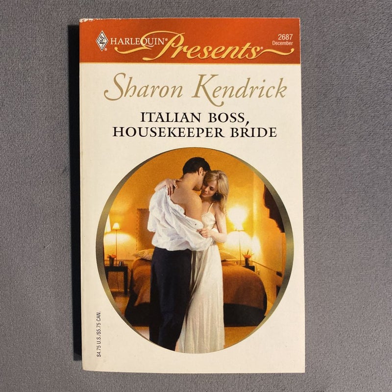 Italian Boss, Housekeeper Bride