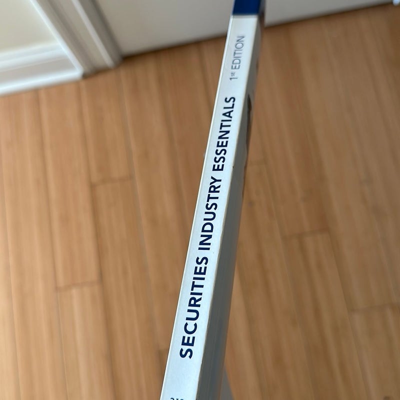 Securities Industry Essentils 1st Edition