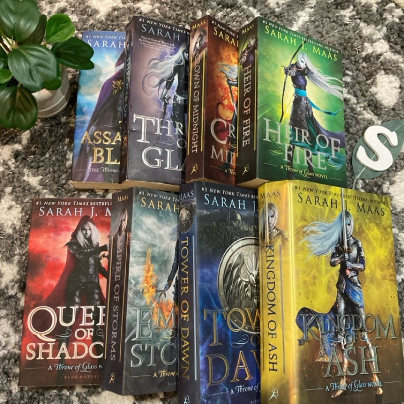 Throne of Glass OOP Covers Books 1-8