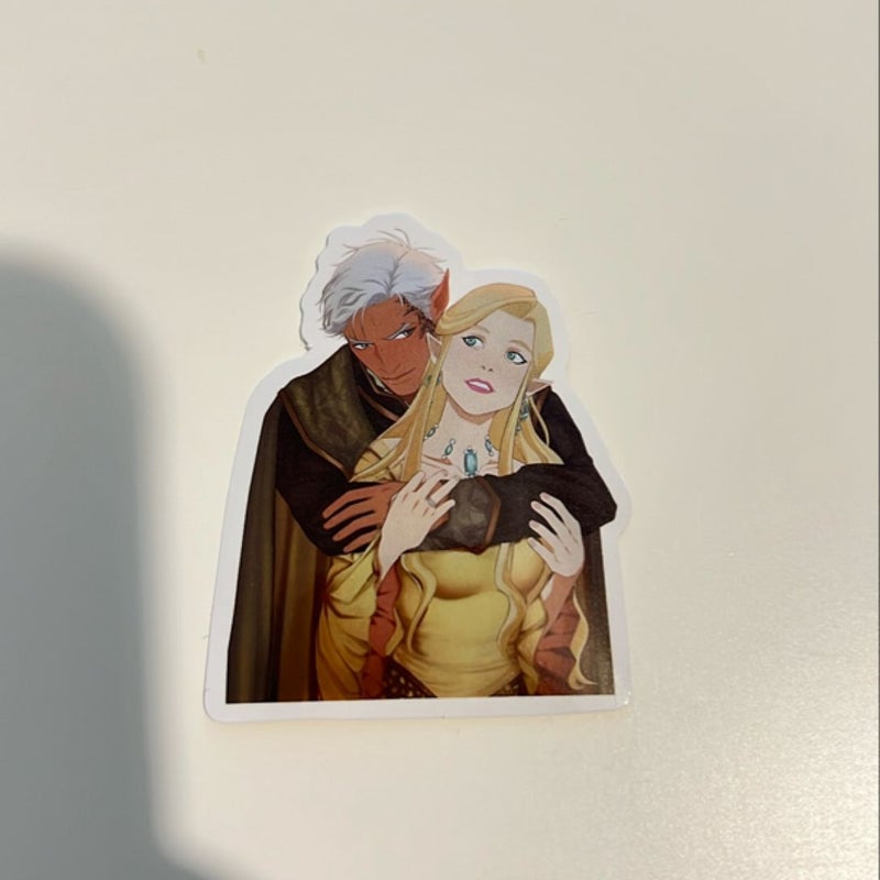 Throne of Glass sticker