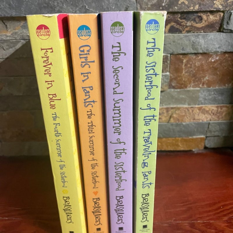 Sisterhood of the Traveling Pants book bundle 