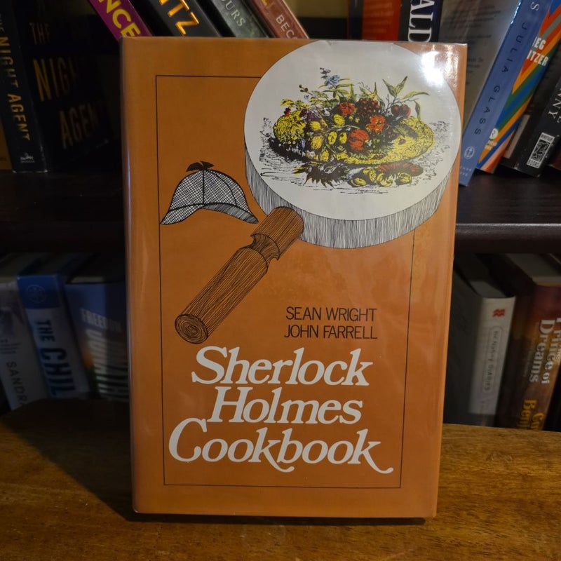 VINTAGE 1976 The Sherlock Holmes Cookbook by Sean Wright and John Farrell (ex-library)
