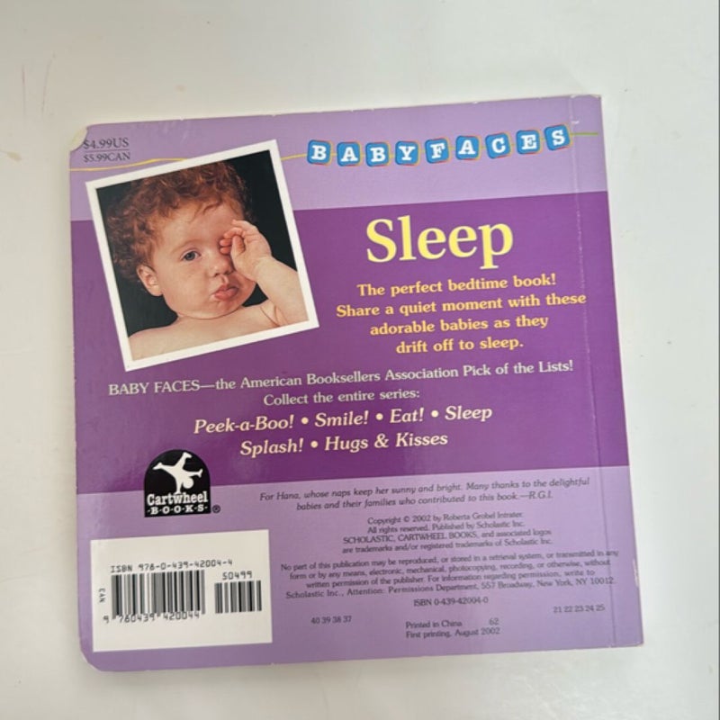 Sleep (Baby Faces Board Book)