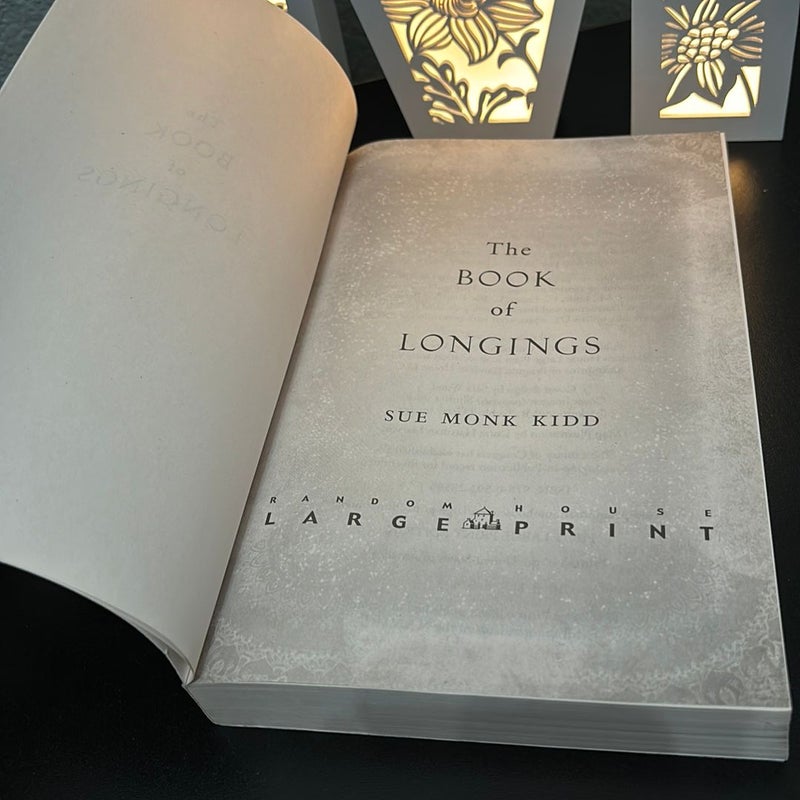 The Book of Longings  LARGE PRINT