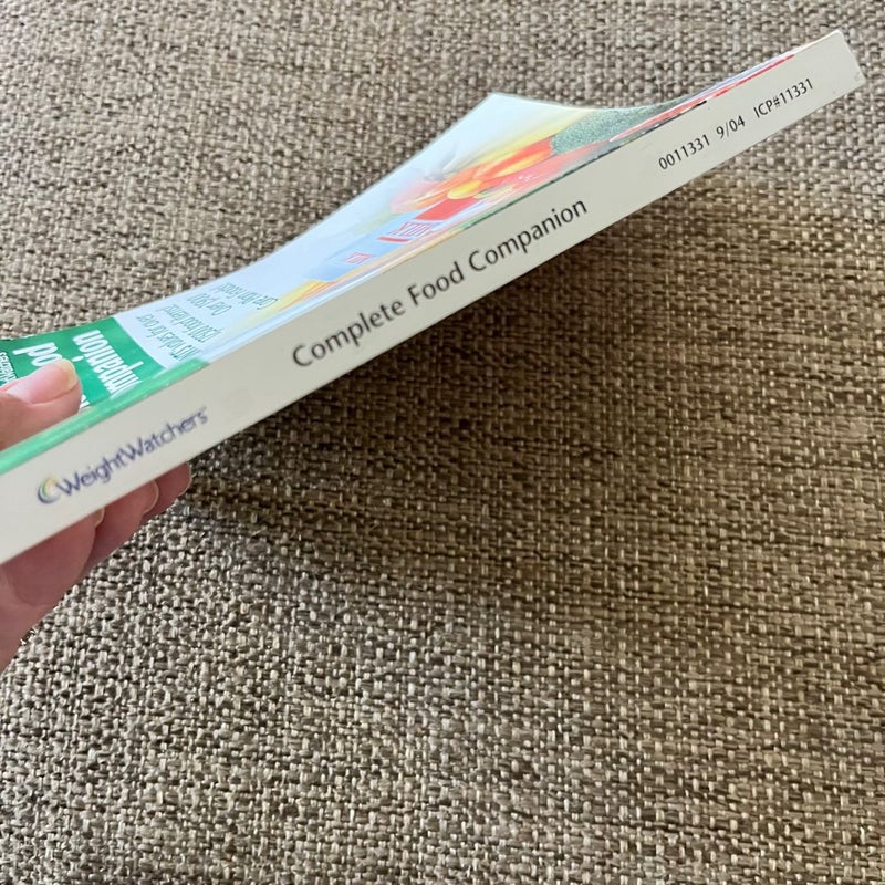 Weight Watchers 2004 Complete Food Companion Points Values Paperback Book 