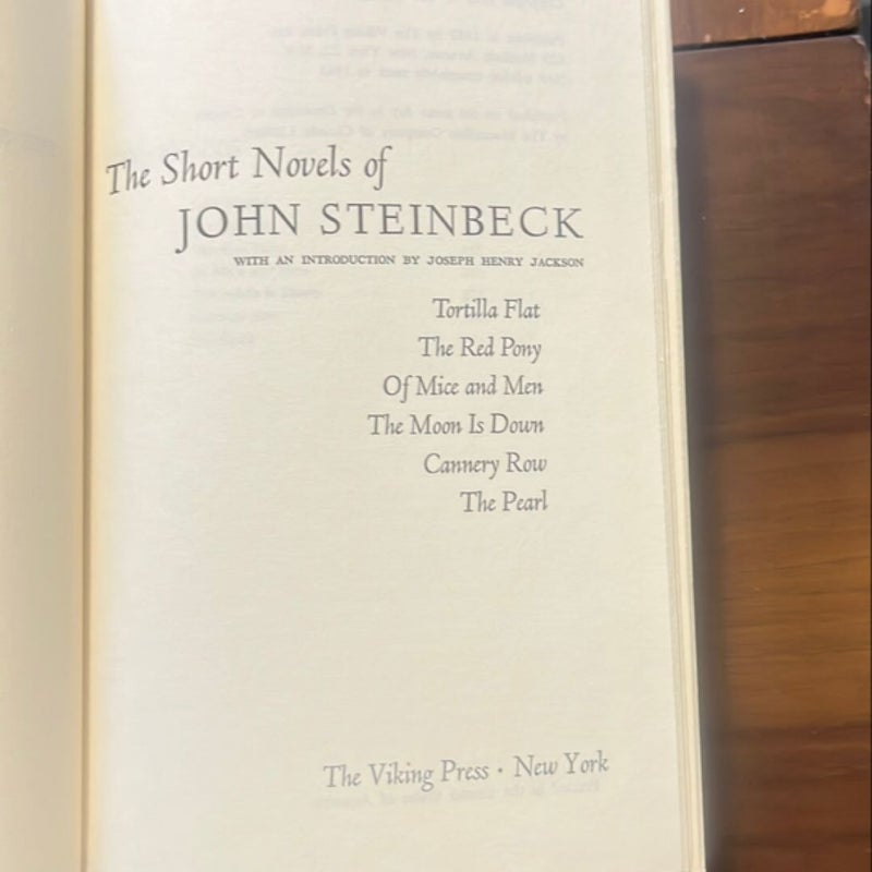 The Short Novels of John Steinbeck