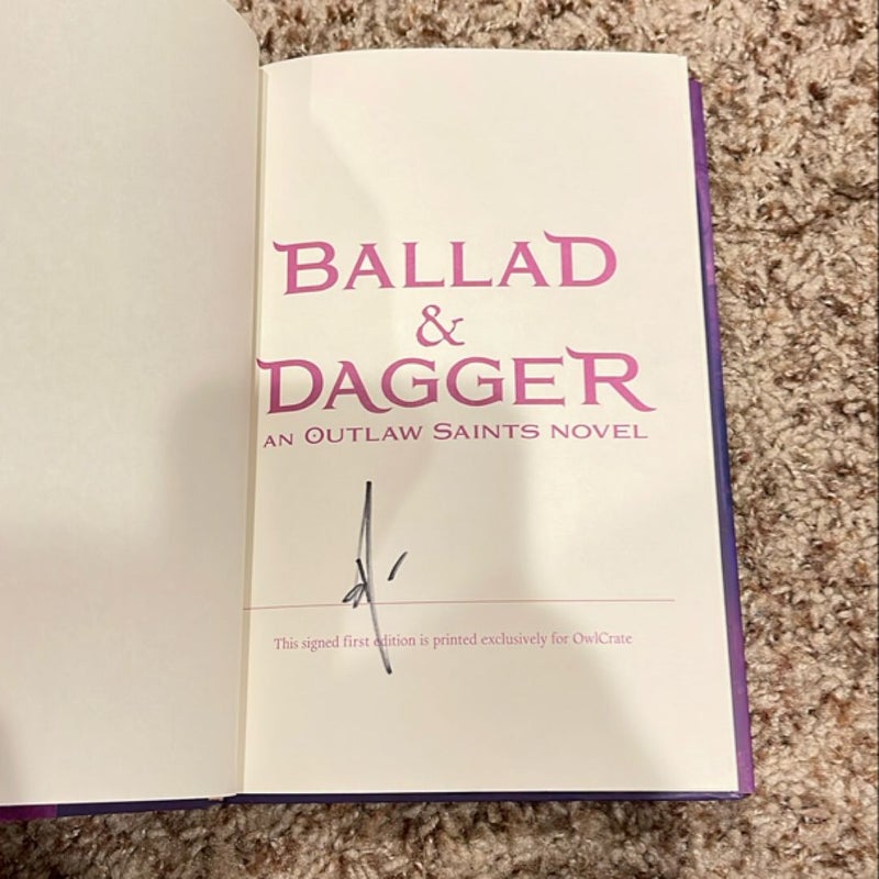 Ballad & Dagger (OwlCrate)