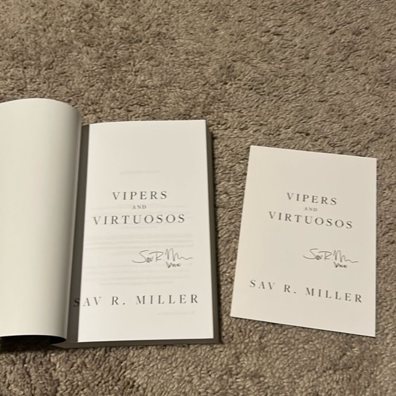 Vipers and Virtuosos by Sav R. Miller, Paperback | Pangobooks
