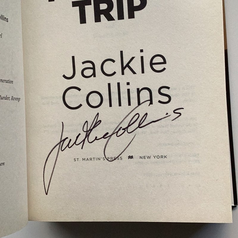 The Power Trip SIGNED by Jackie Colins