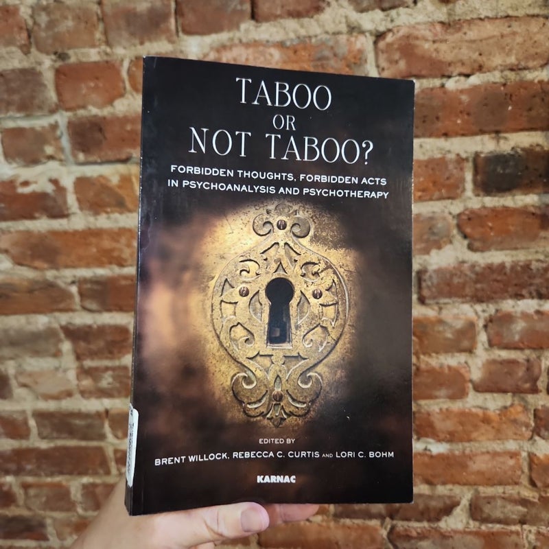 Taboo or Not Taboo?