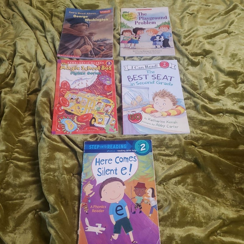 Bundle of 5 Level 2 Reading Books