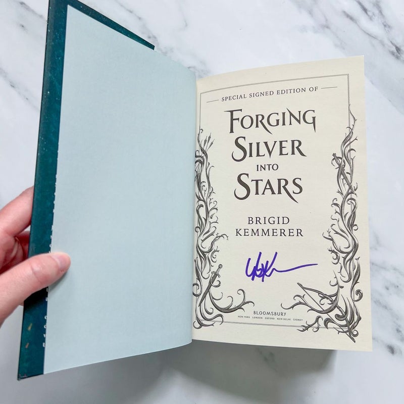 Forging Silver Into Stars SIGNED Barnes & Noble Exclusive Edition