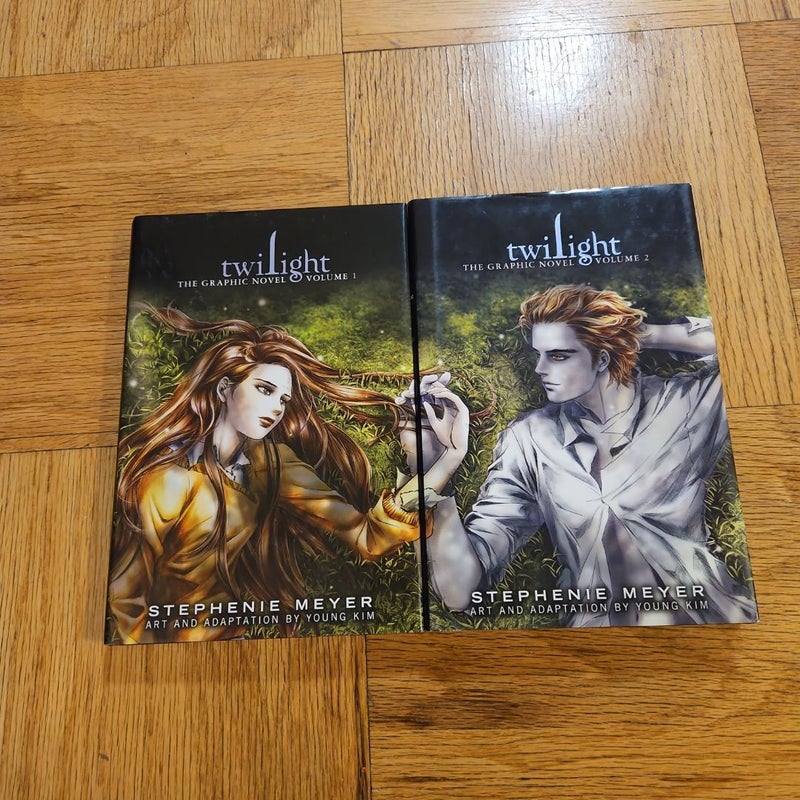 Hardcover Twilight Graphic Novel set by Stephanie Meyer and Young Kim