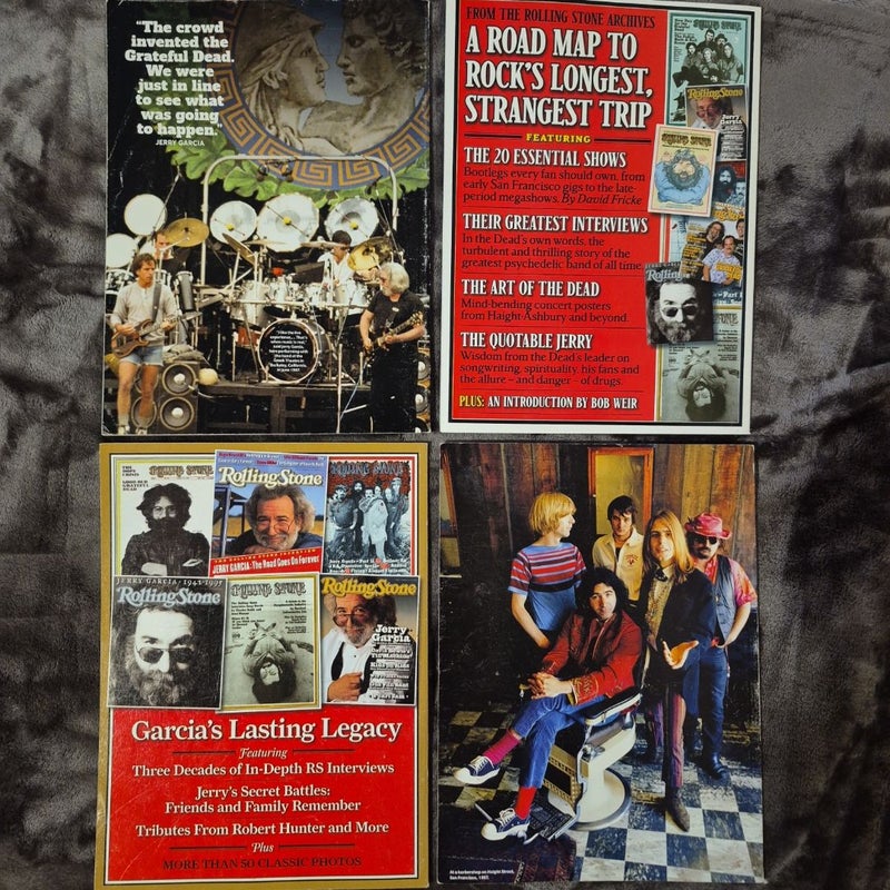 4 Magazines about The Grateful Dead/Jerry Garcia