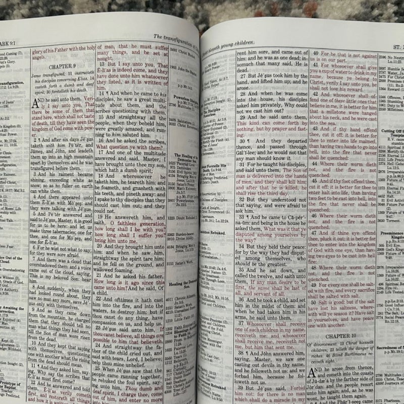 KJV Thompson Chain-Reference Bible Handy Size Red Letter [Brown]