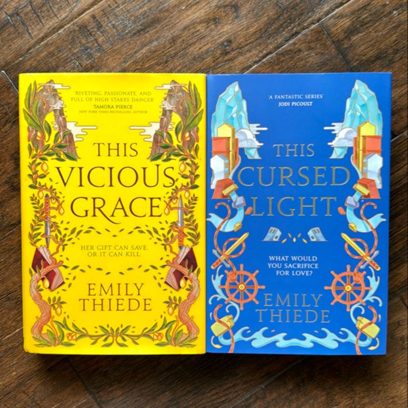 This Vicious Grace / This Cursed Light - Fairyloot signed exclusive editions