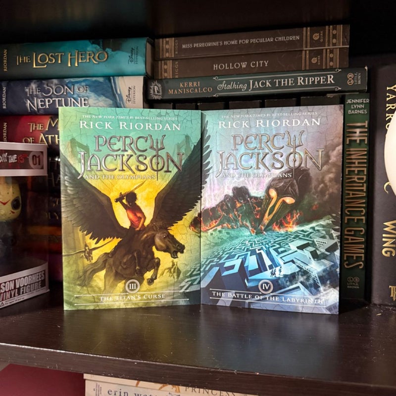 Percy Jackson and the Olympians 5 Book Paperback Boxed Set 
