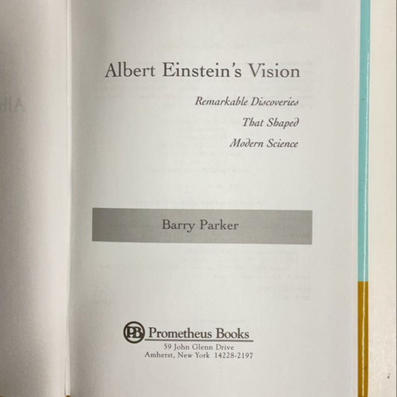 Albert Einstein's Vision