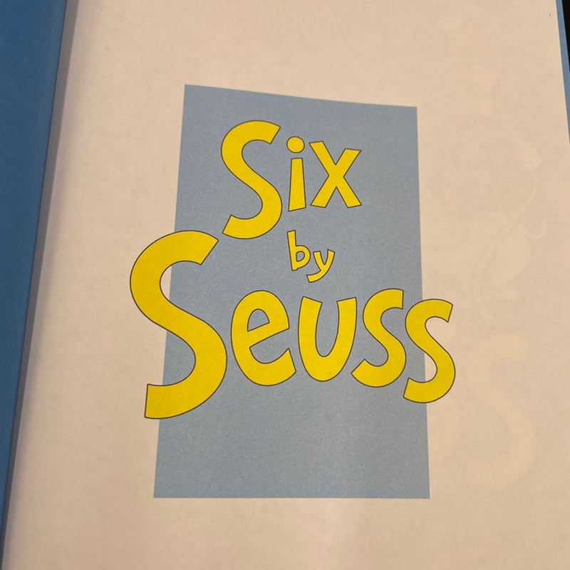 Six by Seuss A Treasury of Dr. Seuss Classics hardcover Childrens Book