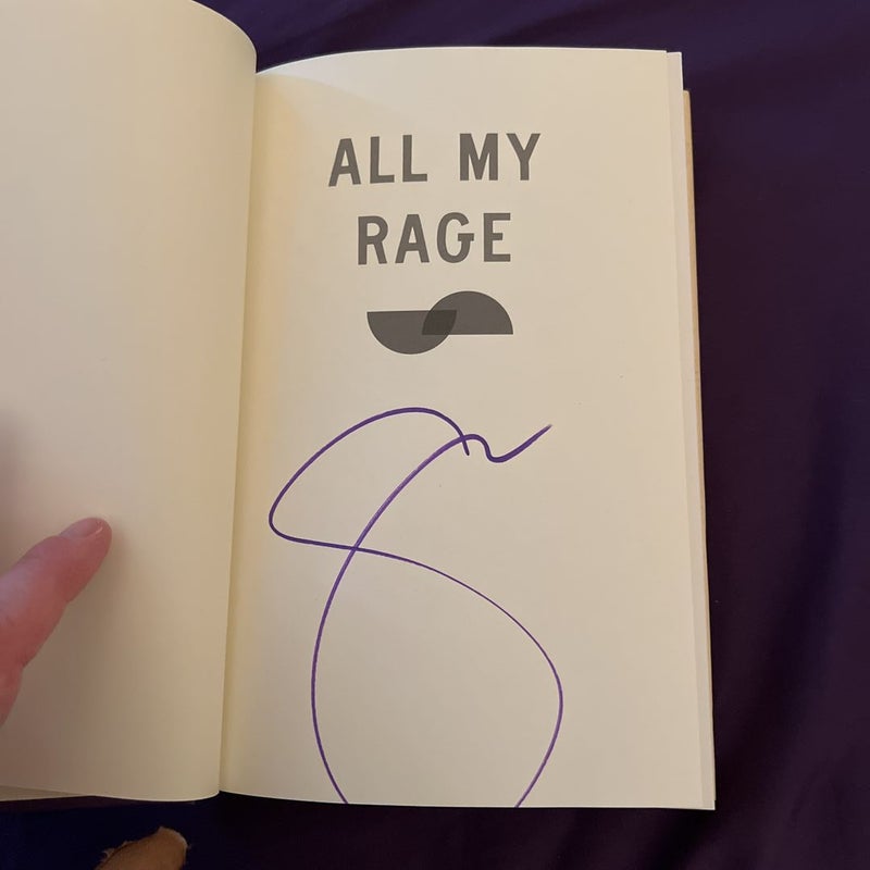 All My Rage by Sabaa Tahir *signed*