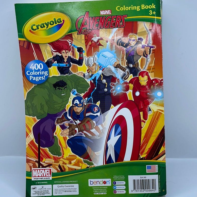 Marvel Avengers Coloring Book