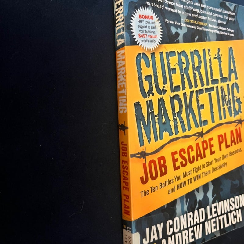 Guerrilla Marketing Job Escape Plan