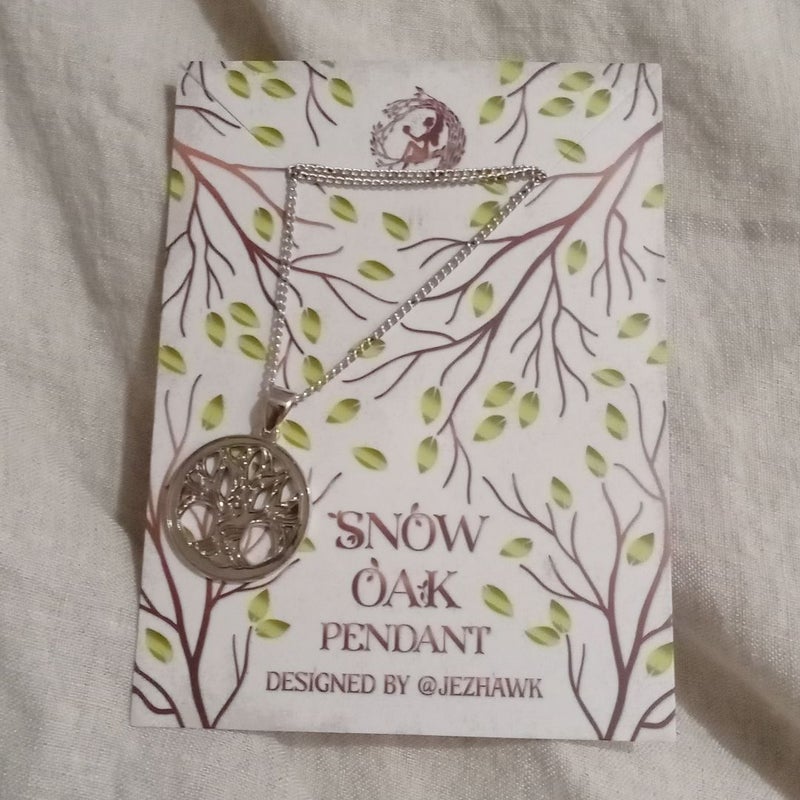 fairyloot snow oak necklace