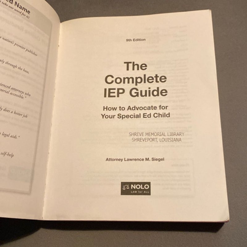 The Complete IEP Guide