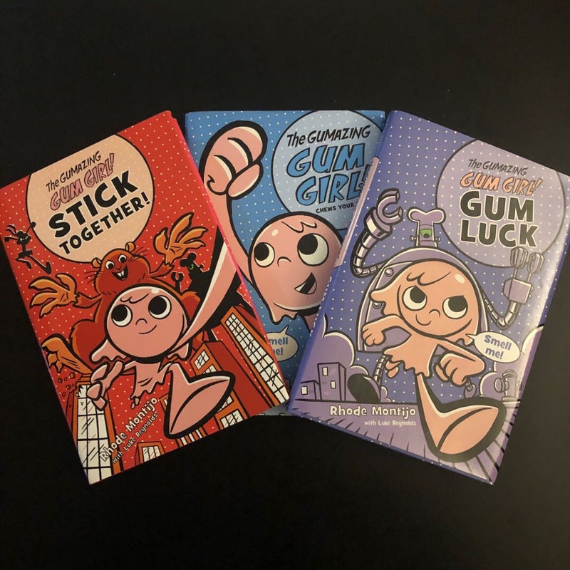 Bundle of kids books - 3 Gumazing Gum Girls