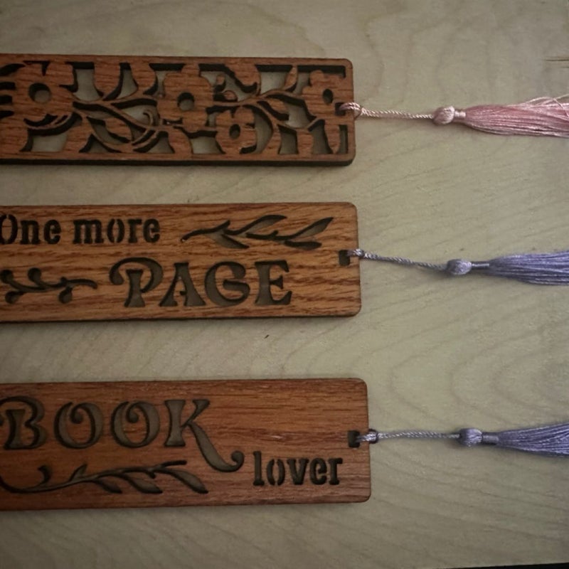 Wooden Bookmarks