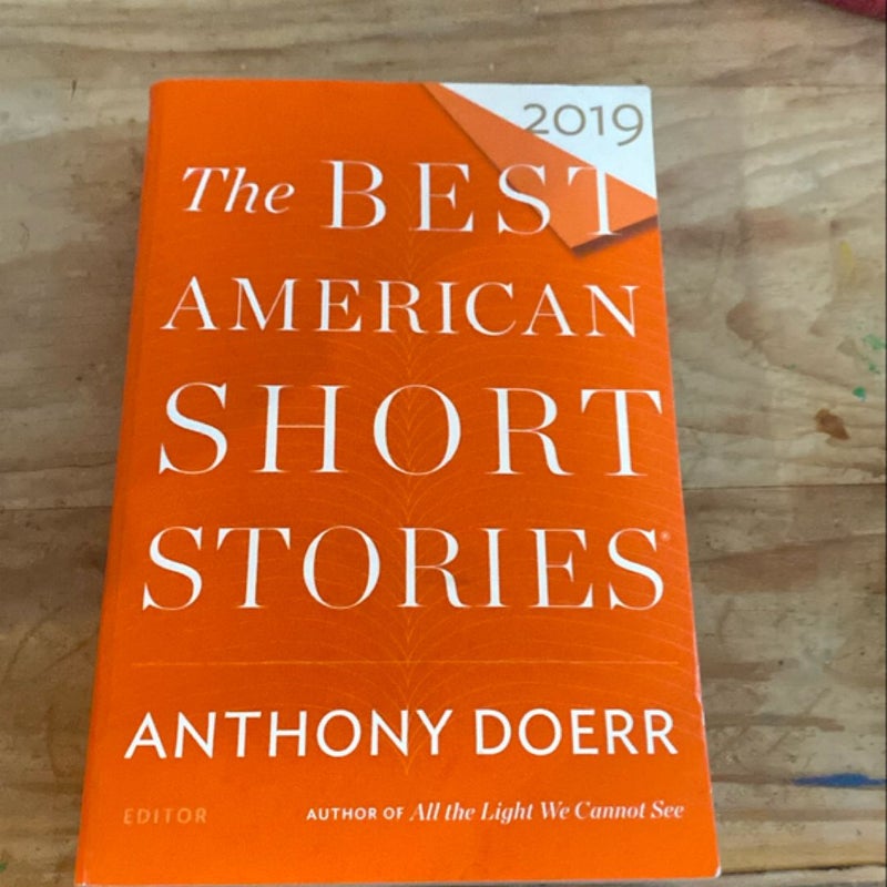 The Best American Short Stories 2019