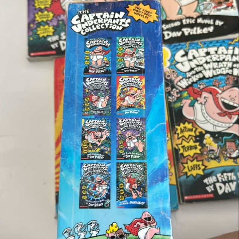 Captain Underpants collection  Edition 7 books 
