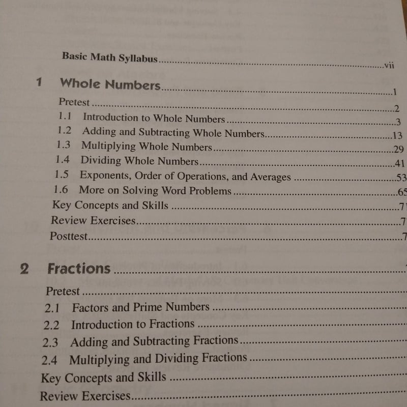 Basic Mathematics Through Applications (MTH 0003 Basic Mathematics) by ...