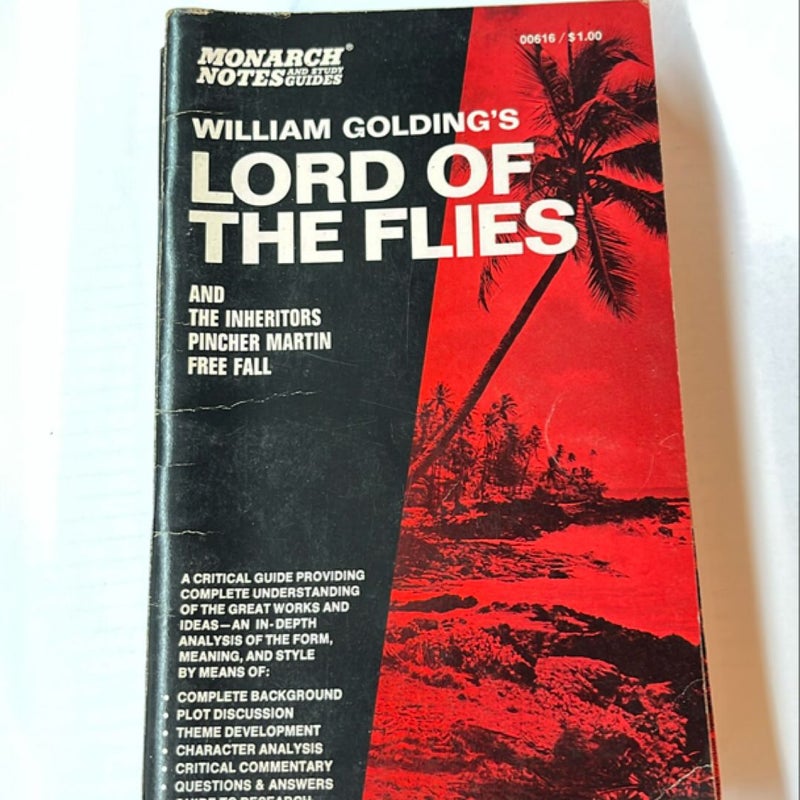 Cliff Notes - Lord of the Flies  