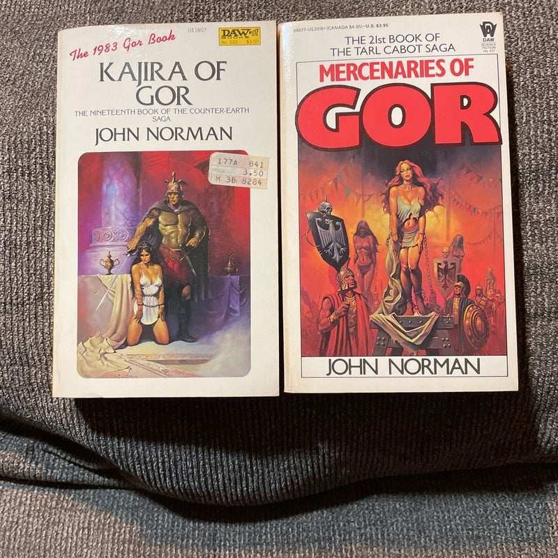 Kajira of Gor and Mercenaries of Gor