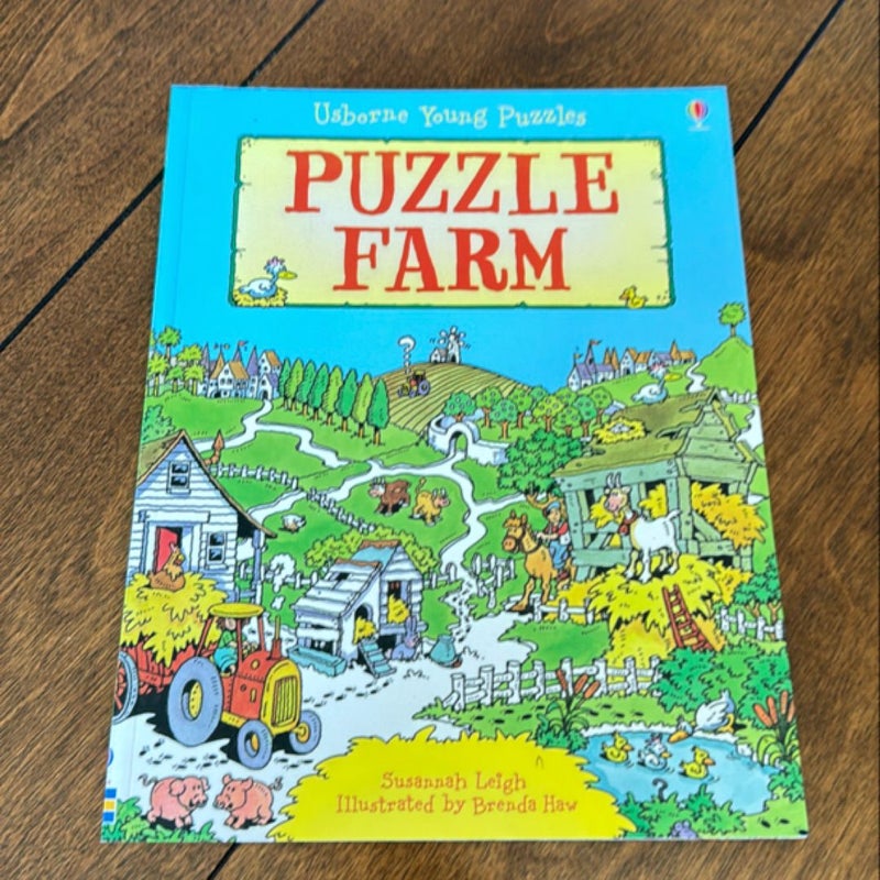 Usborne Young Puzzles Puzzle Farm