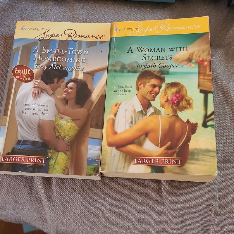 Harlequin Super Romance Bundle Large Print