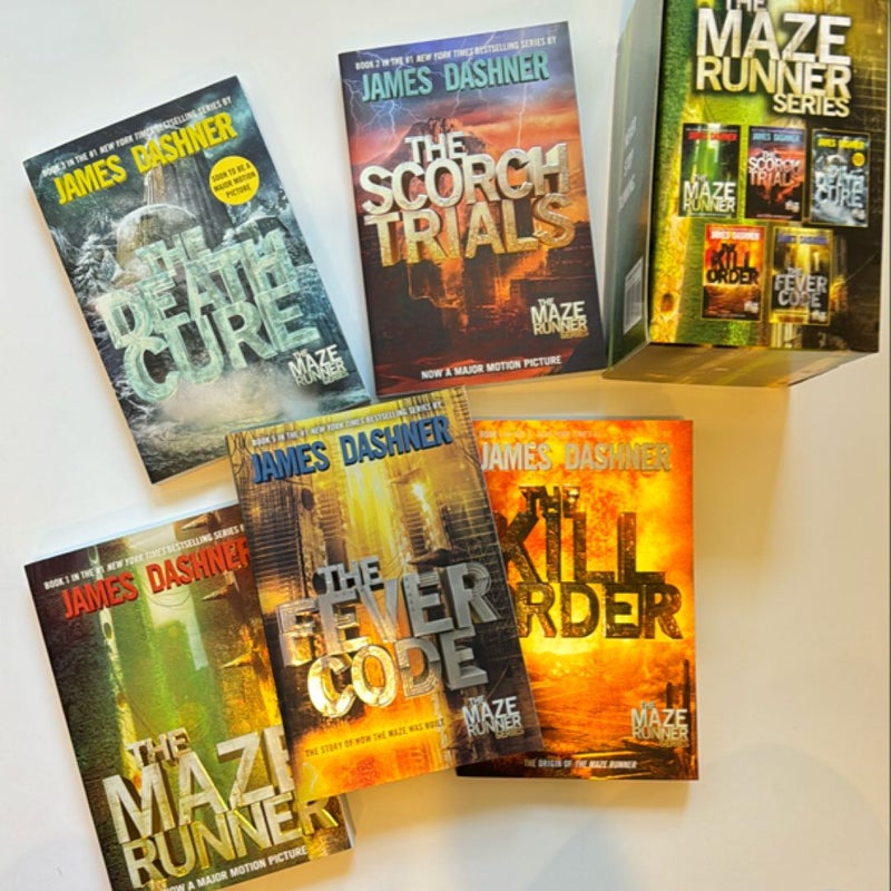 The Maze Runner Series Complete Collection Boxed Set (5Book) by James Dashner
