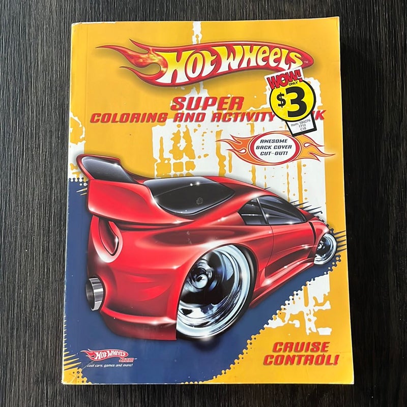 Hot Wheels Super Color Activity Book