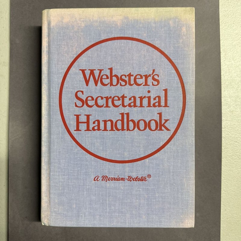 Merriam-Webster's Secretarial Handbook