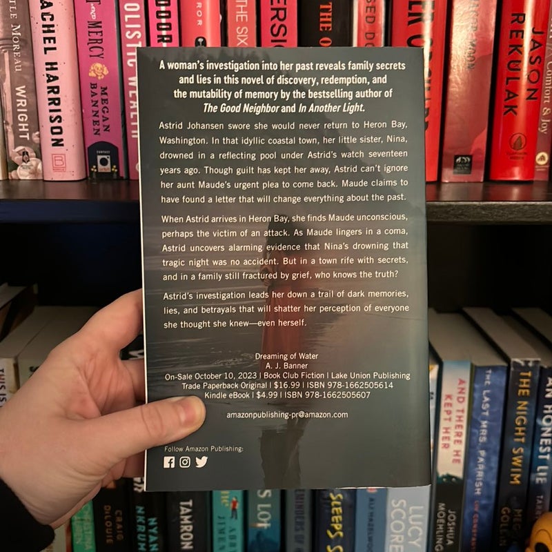 Dreaming of Water by A. J. Banner, Paperback Pangobooks