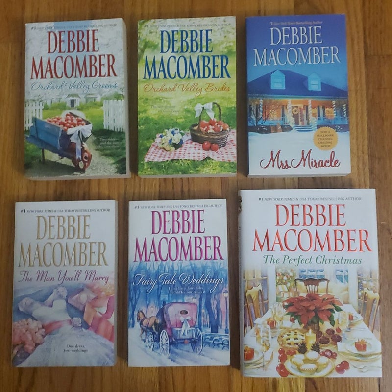 Debbie Macomber Bundle: Orchard Valley Grooms, Orchard Valley Brides, Mrs. Miracle, The Man You'll Marry, Fairy Tale Weddings, The Perfect Christmas